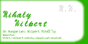 mihaly wilpert business card